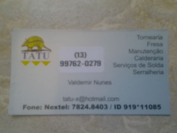 SERVIÇO DE TORNO